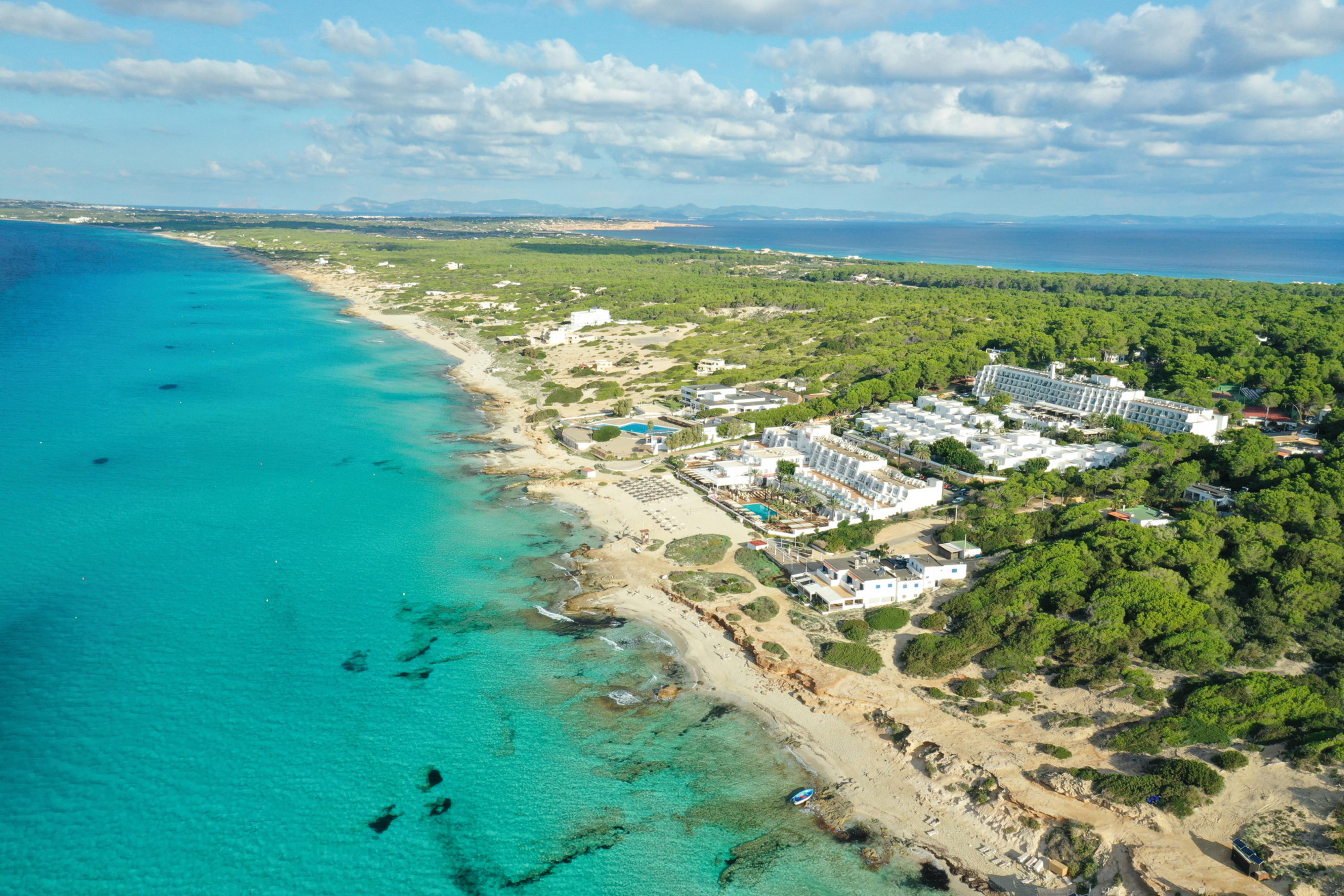 Riu La Mola Hotell Playa Migjorn Eksteriør bilde